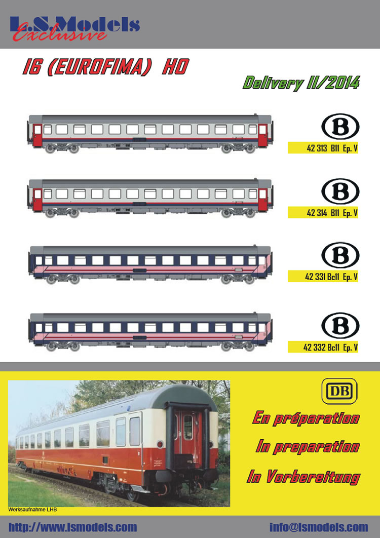 BB16500/DB tourist D/F/NL LS Models Magazine 7 April 2011 SNCB 18/SNCF OCEM 